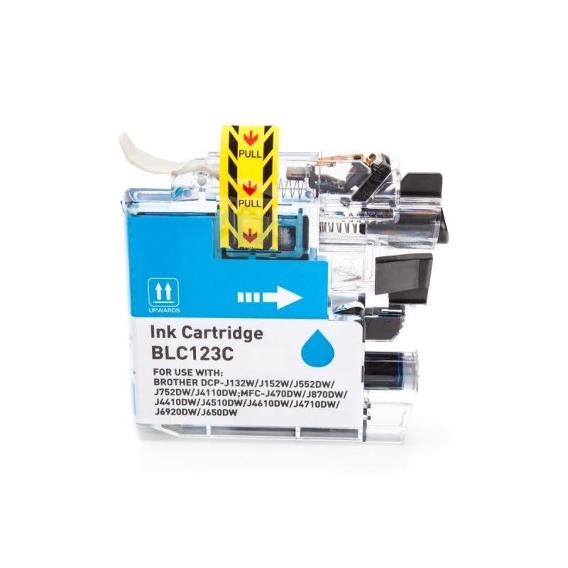 Compatible Brother LC-121C Cartucho de tinta Cian XL