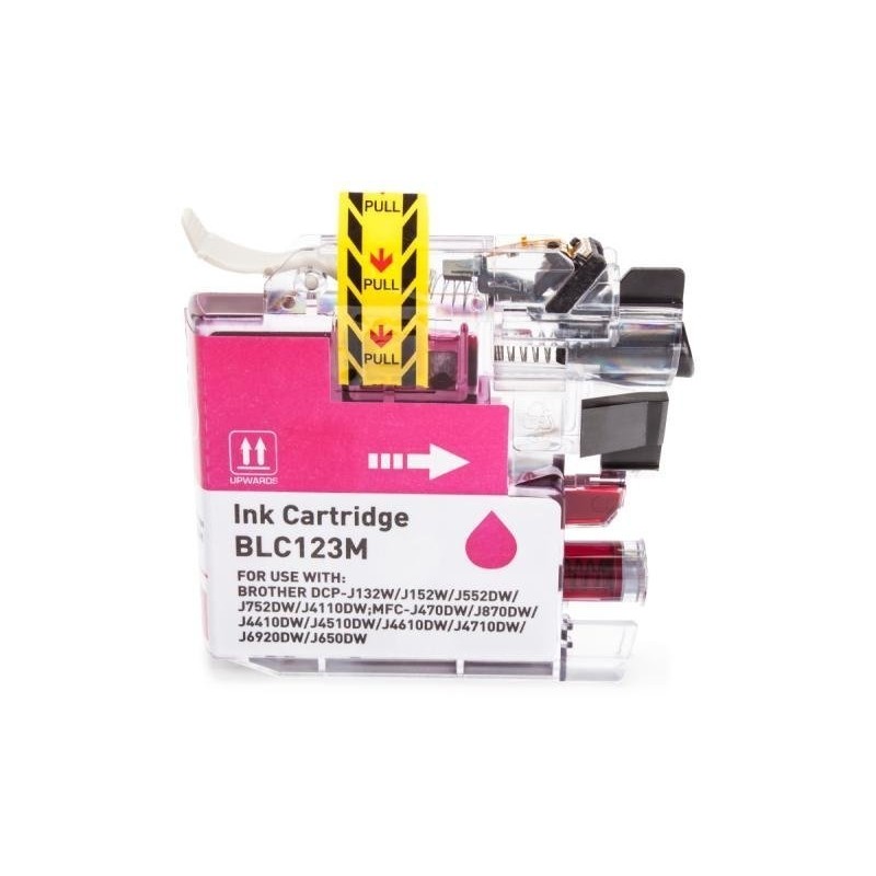 Compatible Brother LC-121M Cartucho de tinta Magenta XL