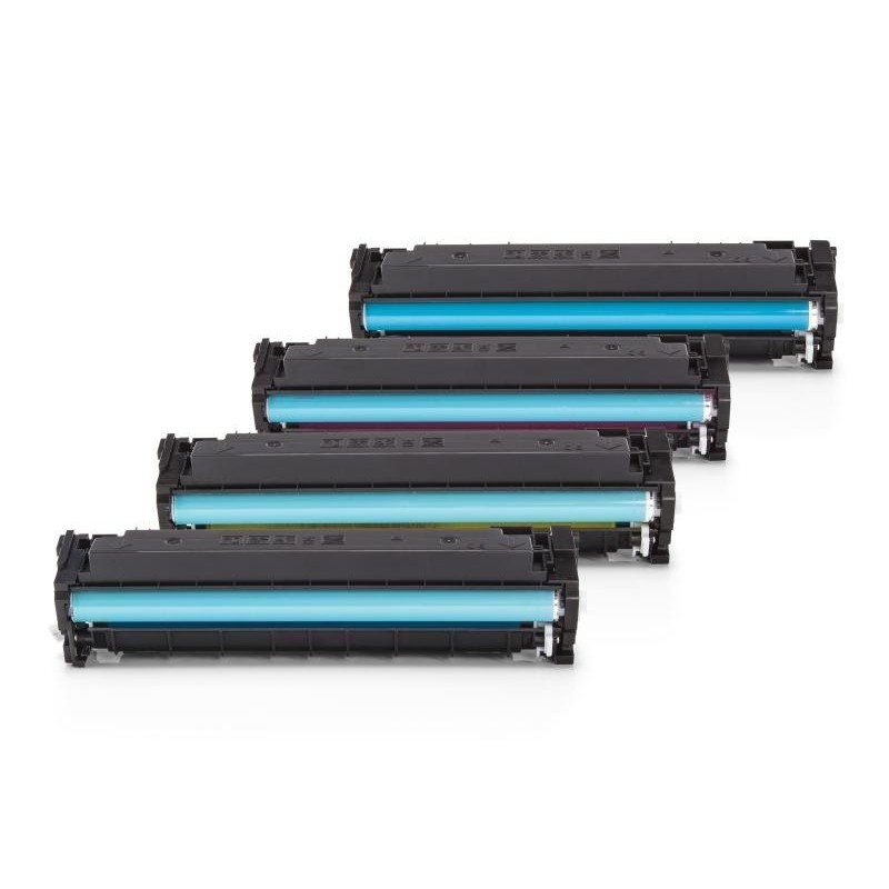 Compatible HP CF410X / 410X Toner Pack Ahorro Negro, Cian, Magenta, Amarillo Compatible HP CF410X / 410X Toner Pack Ahorro Negro, Cian, Magenta, Amarillo