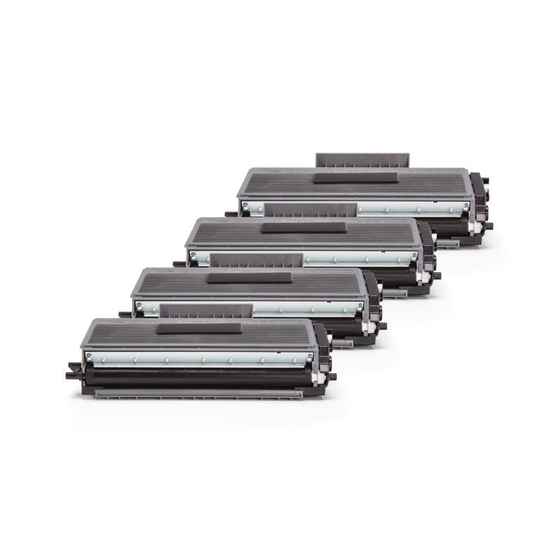 Compatible Brother TN-3280 Toner Negro Pack Ahorro (4 uds.)