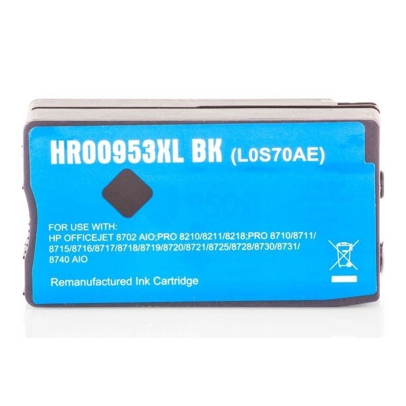 Compatible HP L0S70AE / 953XL Cartucho de tinta Negro