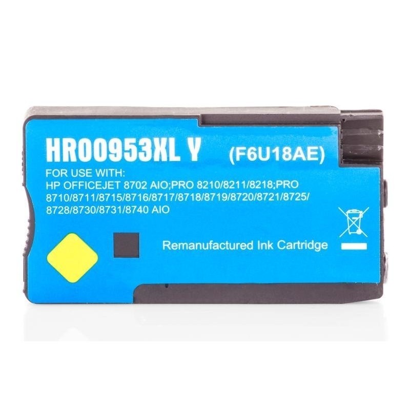 Compatible HP F6U18AE / 953XL Cartucho de tinta Amarillo
