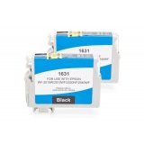 Compatible Epson C13T16314010 / C13T16314012 / T1631 Tinta Doublepack Negro