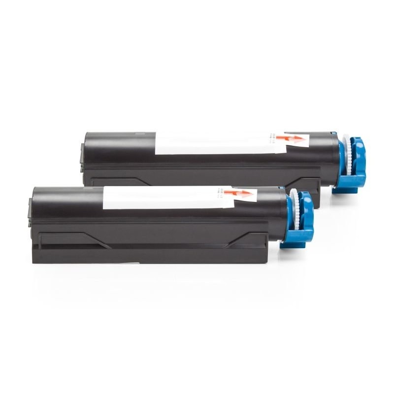 Compatible OKI 45807106 Toner Pack de 2 (Negro)