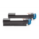 Compatible OKI 45807106 Toner Pack de 2 (Negro)