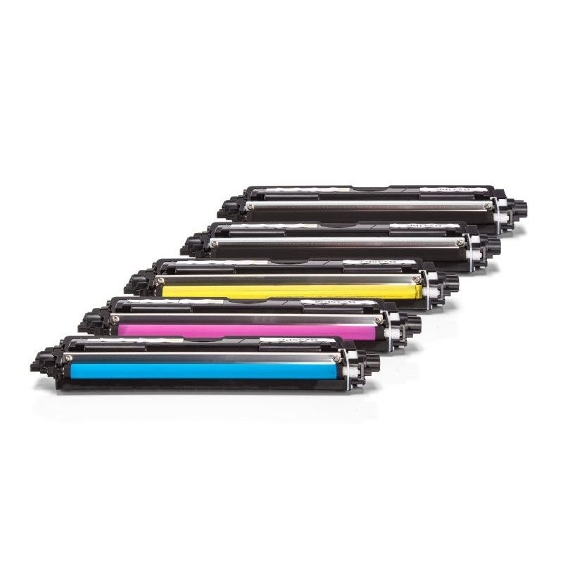 Compatible Brother TN-241 / TN-245 Toner Pack Ahorro 2x Negro, Cian, Magenta, Amarillo