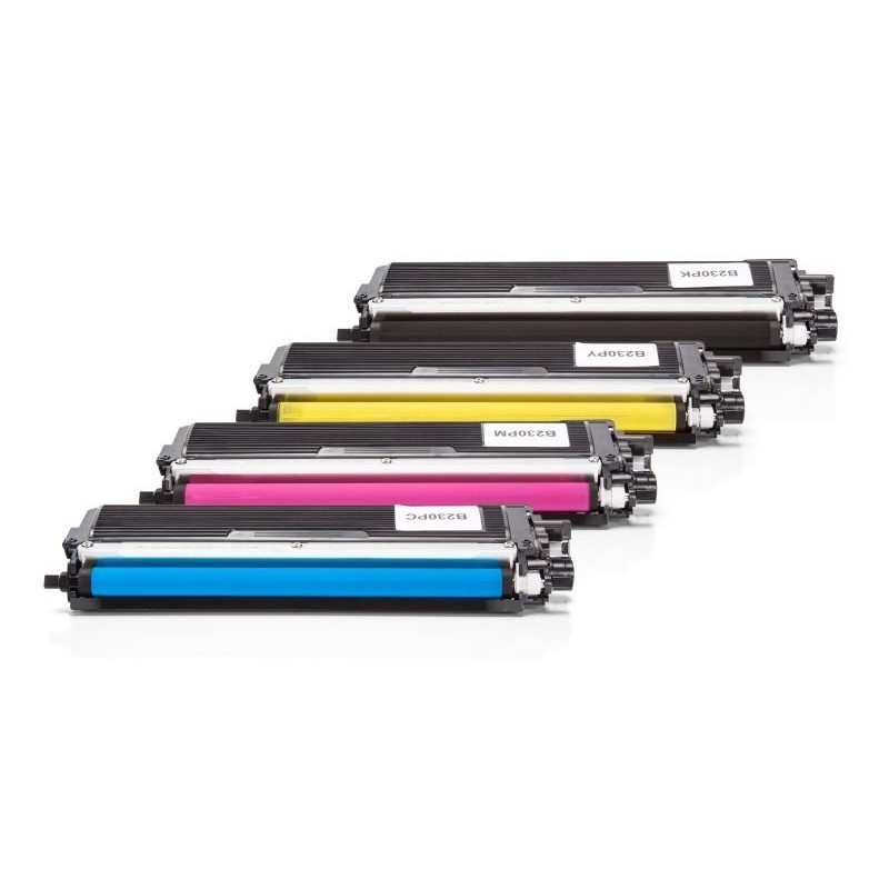 Compatible Brother TN-230BK - TN-230Y Toner Pack Ahorro (Negro, Cian, Magenta, Amarillo)