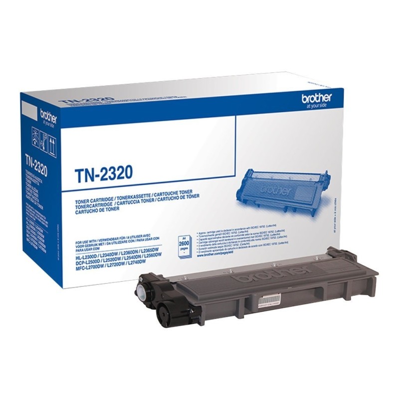 ORIGINAL Brother TN-2320 Toner noir hohe Kapazität -IN NEUTRALEM KARTON