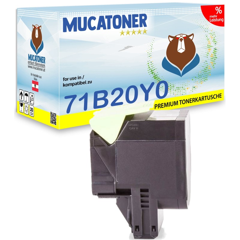 Compatible Lexmark 71B20K0 Toner Noir