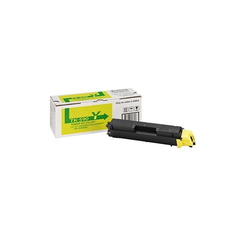 Kyocera Original TK-590Y Toner Amarillo (1T02KVANL0)