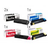 Kyocera Toner TK-590 Pack Ahorro (2x Noir & 1x Amarillo, Cyan, Magenta)