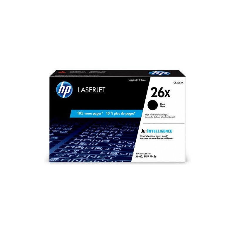 HP Original CF226X / 26X Toner Negro