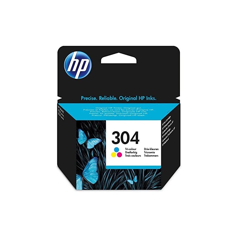 HP Original N9K05AE / 304 Cartucho de tinta Cian/Magenta/Amarillo