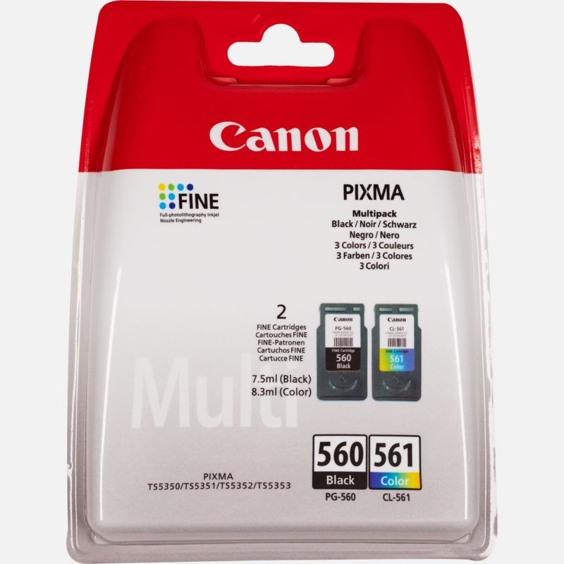 Original Canon 3713C006 / PG560CL561 Cartucho de tinta MultiPack