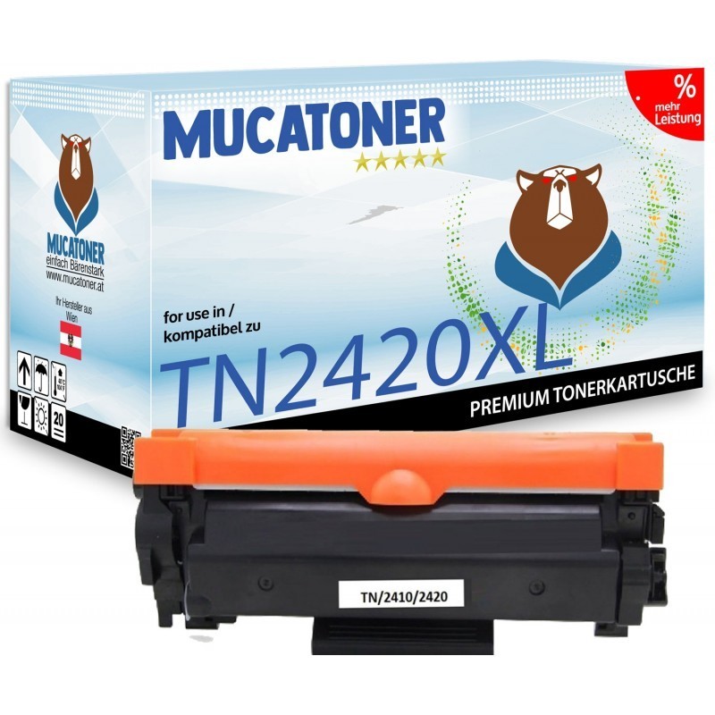 Compatible Brother TN-2420 Toner Negro Pack Ahorro (2 uds.)