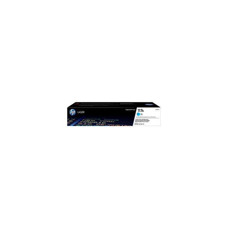 HP Original W2071A / 117A Toner Cian