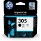 Original HP 3YM61AE / 305 Cartucho de Tinta Negro
