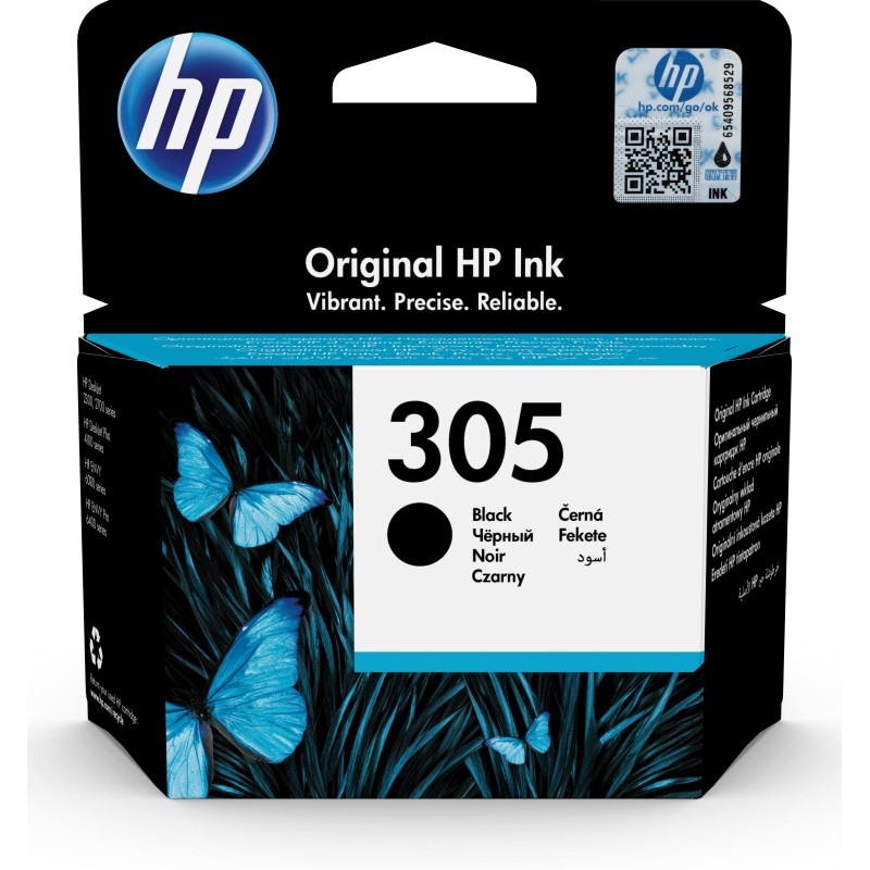 Original HP 3YM61AE / 305 Cartucho de Tinta Negro