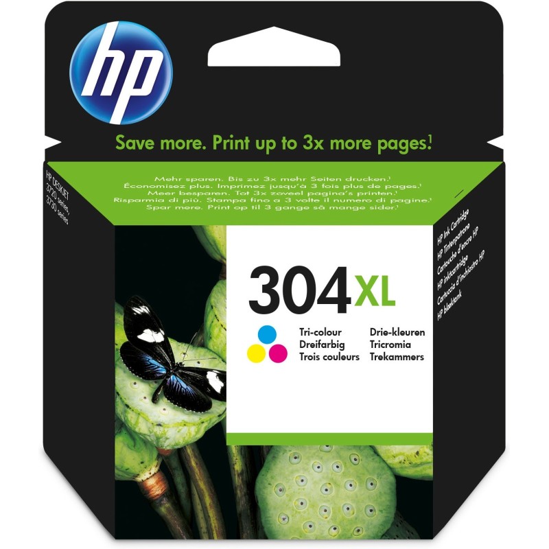 HP Original N9K07AE / 304XL Cartucho de tinta Cian/Magenta/Amarillo