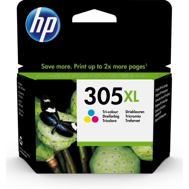 Original HP 3YM63AE / 305XL Cartucho de Tinta color