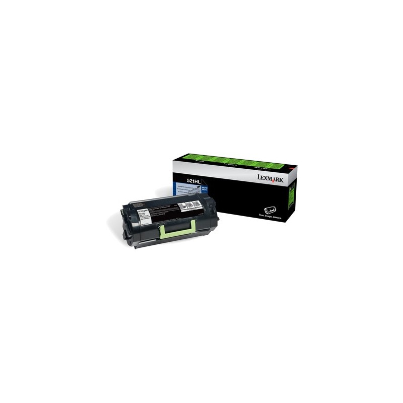 Lexmark Original 52D2H0E / 522H Toner Negro