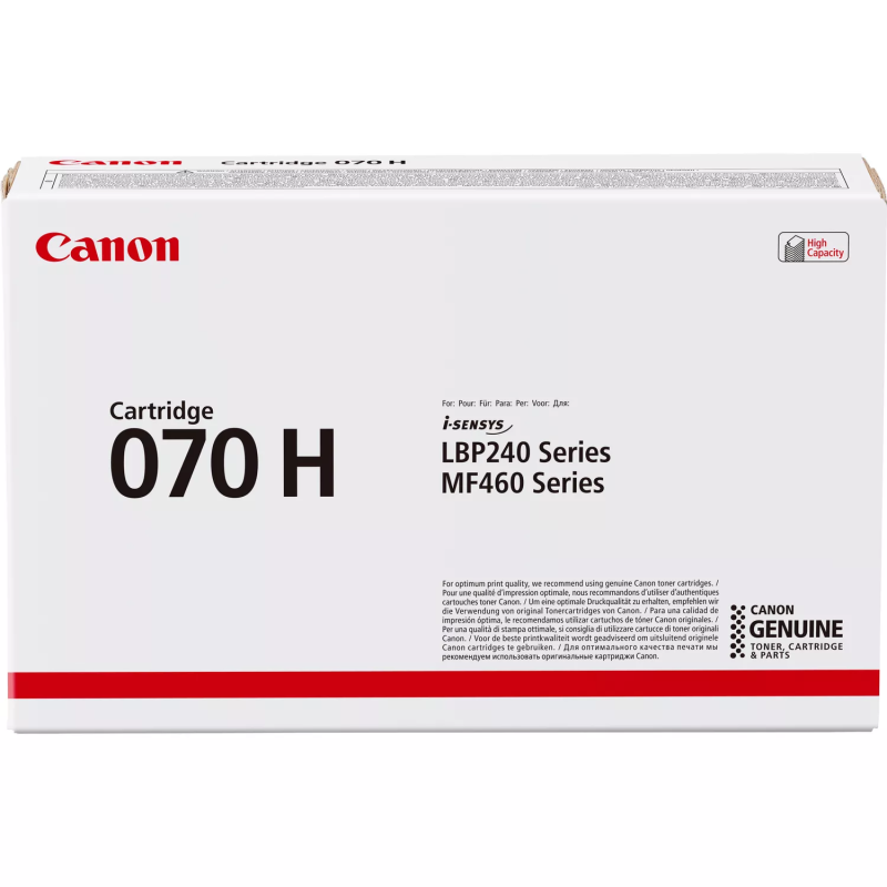 Canon Original 070H / 5640C002 Toner Negro (alta Capacidad)