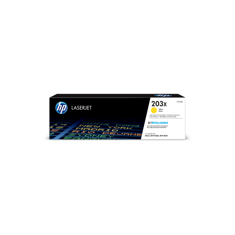 HP Original Toner CF542X (203X) Amarillo