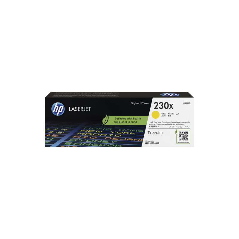 HP Original W2302X / 230X Toner Amarillo