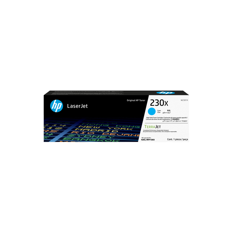 HP Original W2301X / 230X Toner Cian