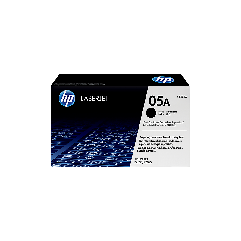 HP Original CE505A / 05A Toner Negro