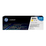 HP Original CC532A / 304A Toner Amarillo