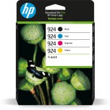 HP 924 Cartuchos de tinta Pack Ahorro Negro / Cian / Magenta / Amarillo (6C3Z1NE)