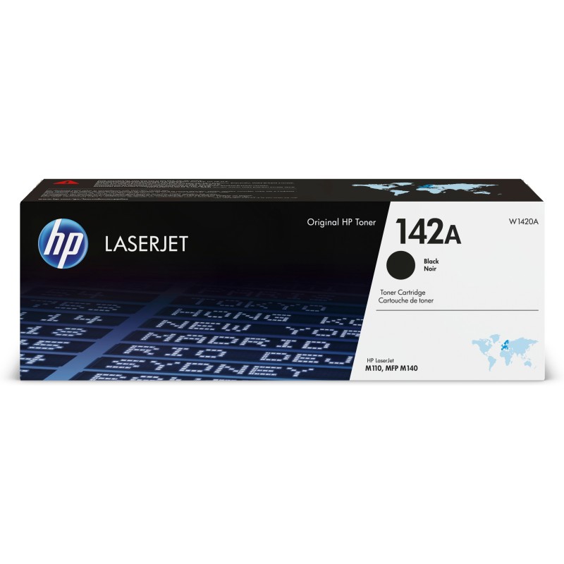 HP Original W1420A / 142A Toner Negro
