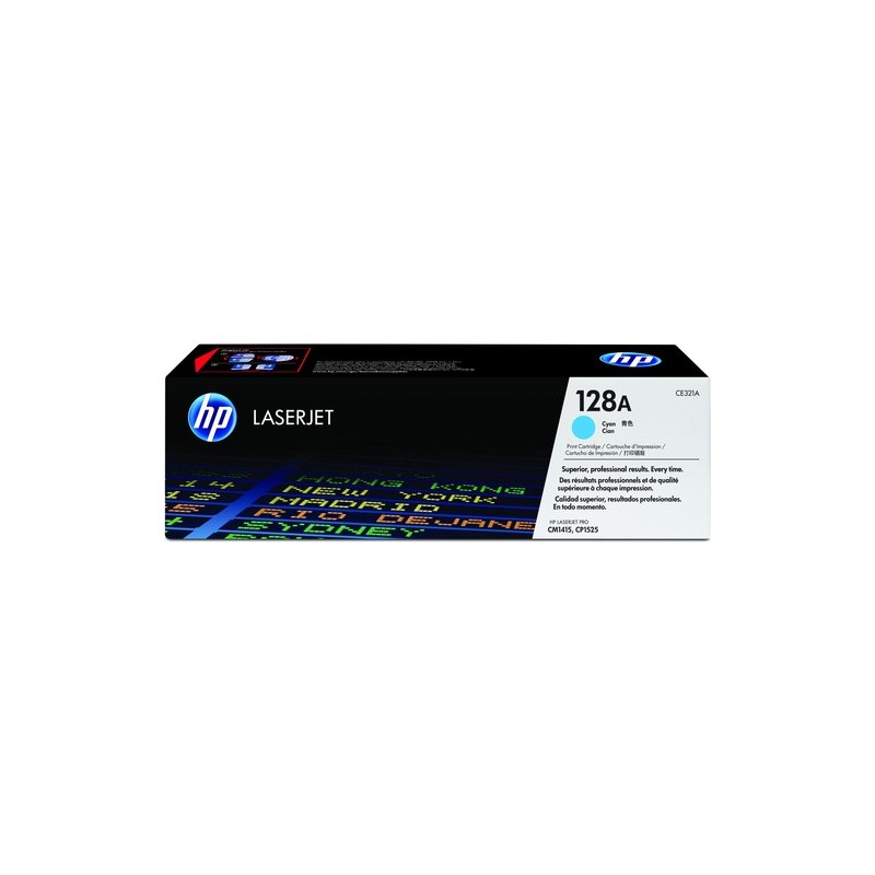 HP Original CE321A / 128A Toner Cian
