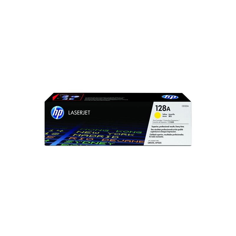 HP Original CE322A / 128A Toner Amarillo