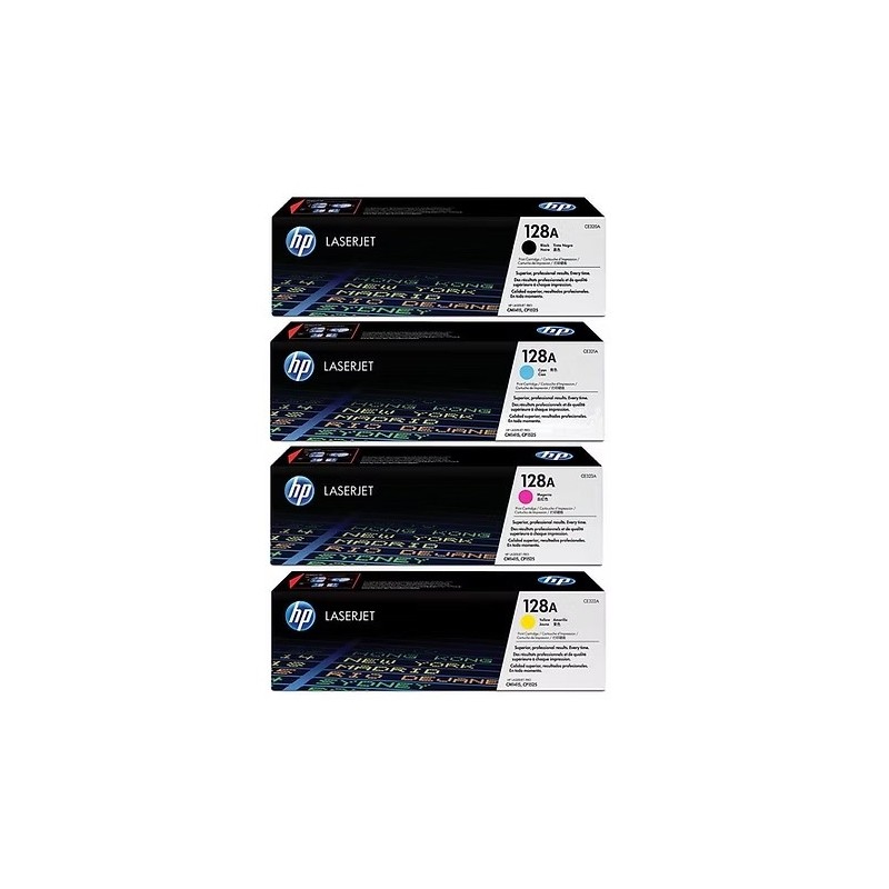 HP Original CE320A-CE323A 128A Toner Pack Ahorro