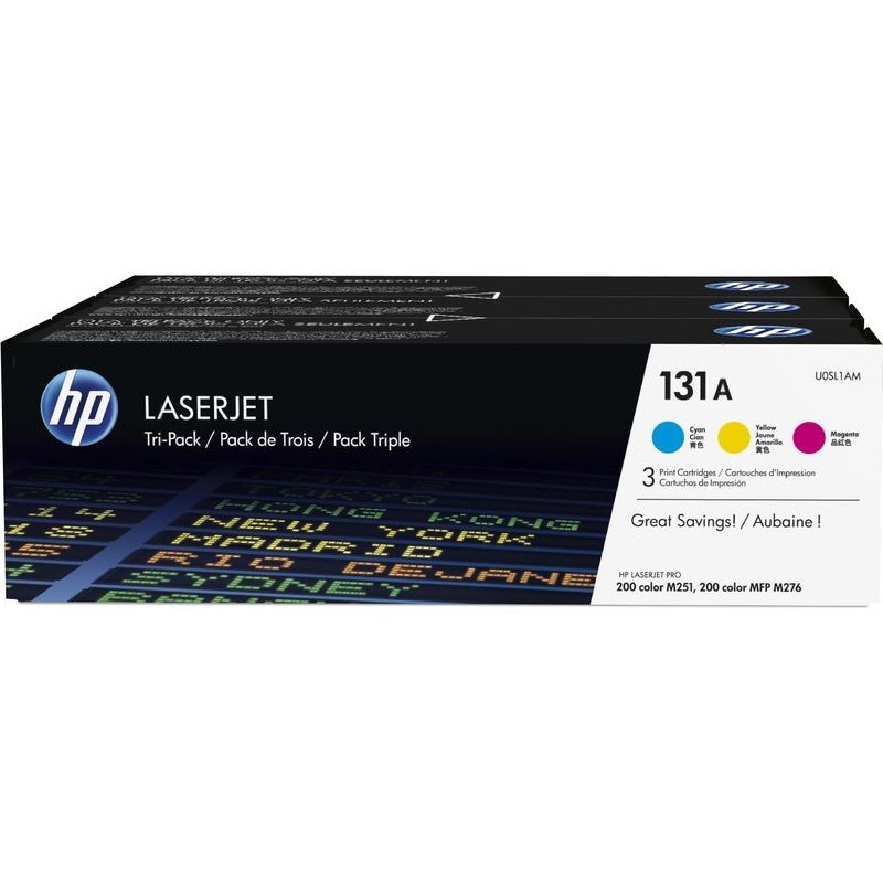 HP Original 131A Toner Pack Ahorro / Tricolor (CMY)