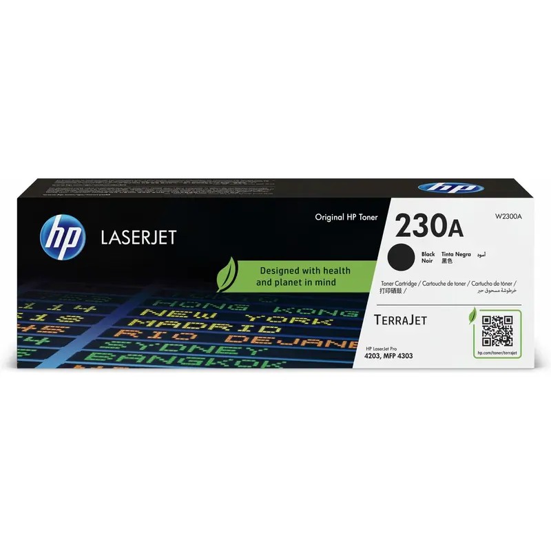 HP Original W2300A / 230A Toner Negro