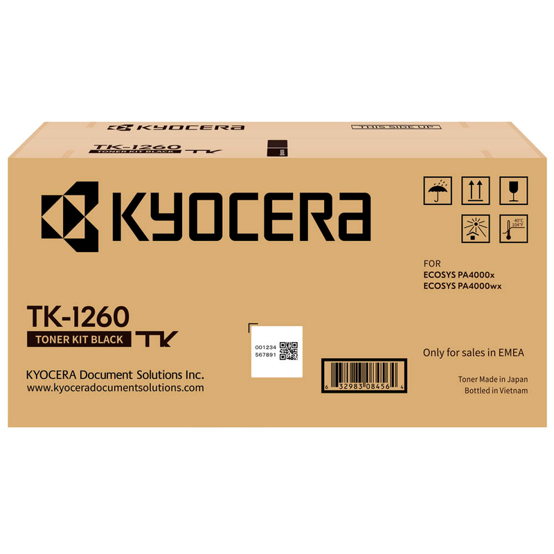 Kyocera Original TK-1260 Toner Negro (1T0C150NL0)