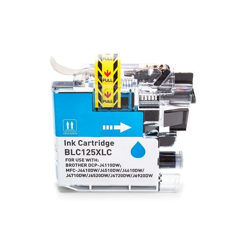 Compatible Brother LC-125XLC Cartucho de tinta Cian