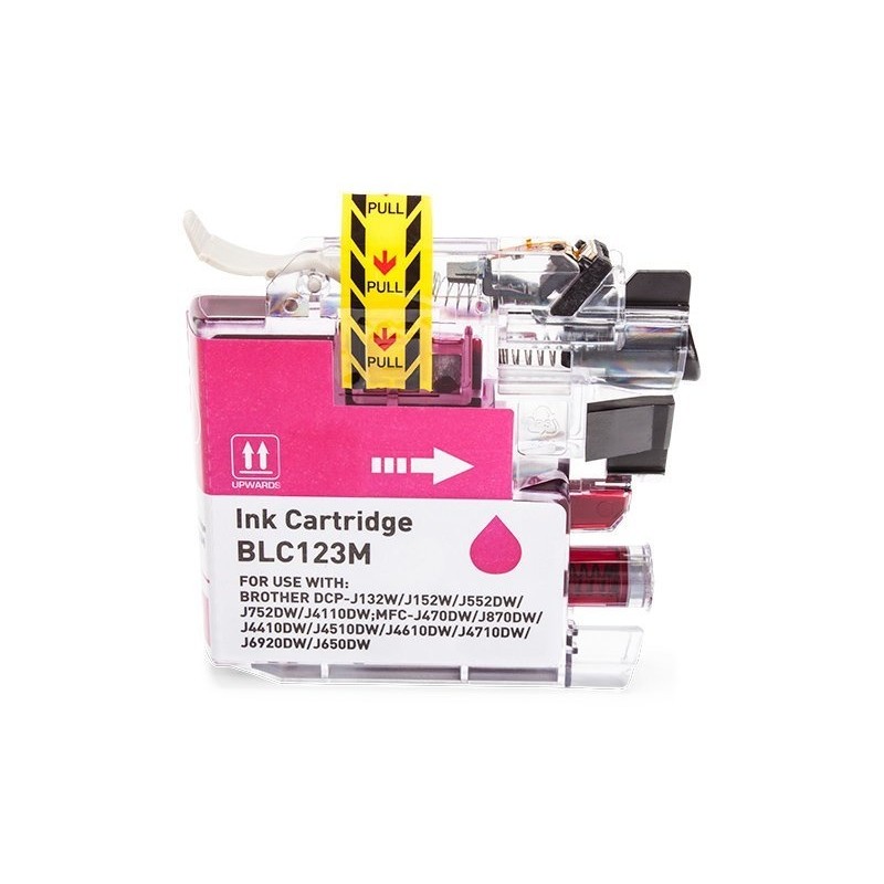 Compatible Brother LC-123M Cartucho de tinta Magenta