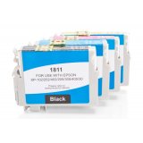 Compatible Epson C13T18164010 / 18 XL Cartuchos de tinta Pack Ahorro CMYK (4 uds.)
