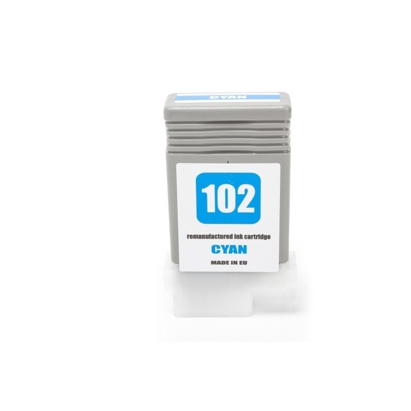 Compatible Canon 0896B001 / PFI-102C Cartucho de tinta Cian