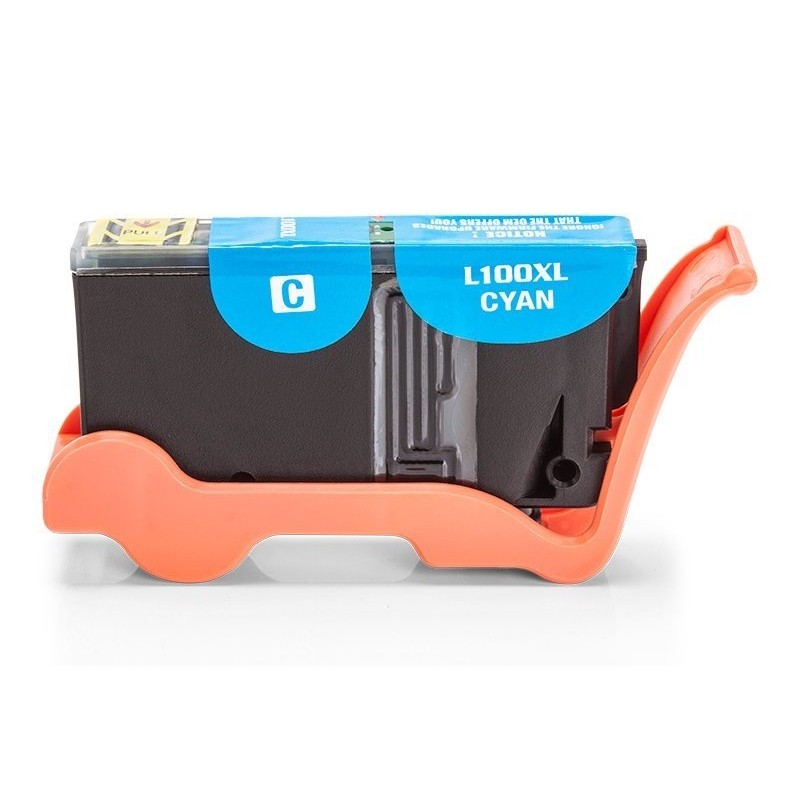 Compatible Lexmark 0014N1093E / 100 XL Cartucho de tinta Cian (con chip)