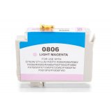 Compatible Epson C13T08064010 / T0806 Cartucho de tinta claro Magenta