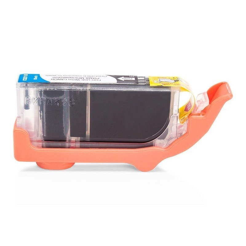 Compatible Canon CLI-521BK Cartucho de tinta Negro Foto con chip