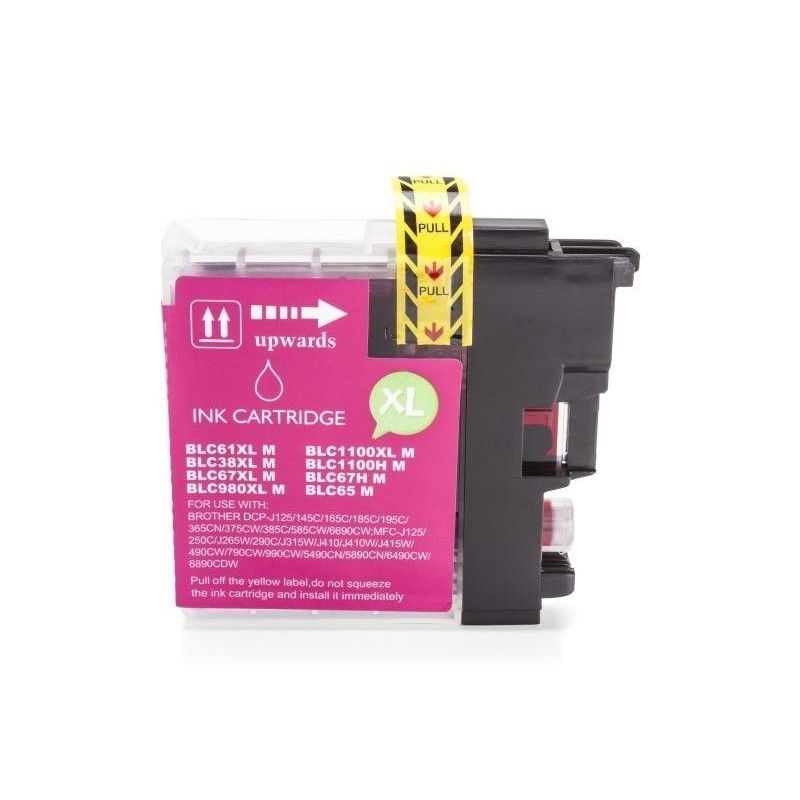 Compatible Brother LC-980 M Cartucho de tinta Magenta