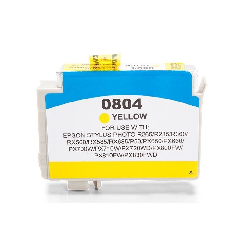 Compatible Epson C13T08044010 / T0804 Cartucho de tinta Amarillo
