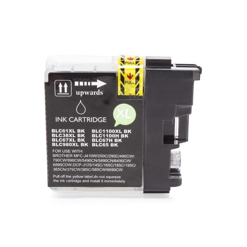 Compatible Brother LC-980 BK Cartucho de tinta Negro