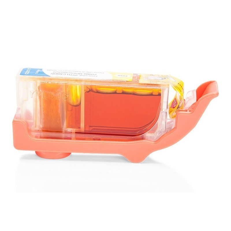 Compatible Canon CLI-521Y Cartucho de tinta Amarillo con chip